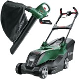 Bosch AdvancedRotak 40-650 + UniversalGardenTidy 2300 - Masina de tuns iarba electrica 1700 W 40 cm 50 l + Suflanta de gradina 2300 W 576 m3/h