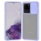Huse siliconcu protectie camera slide Samsung Galaxy S20 Ultra , Mov