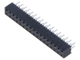 Conector şiruri pini mamă PIN 34 2mm aurit THT soclu drept SAMTEC