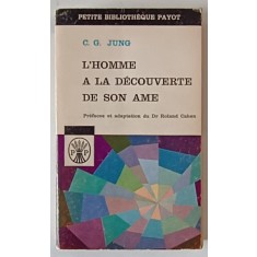L&#039;HOMME A LA DECOUVERTE DE SON par C. G. JUNG , COPERTA SPATE REFACUTA