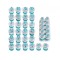 Set decupatoare Alfabet si cifre cu ejector,majuscule mari, 36 de piese, pentru cofetarie si patiserie, Alb, 287COF