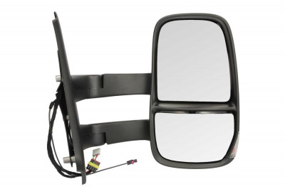 Oglinda exterioara Iveco Daily, 05.2006-07.2014, partea Dreapta, culoare sticla crom, sticla convexa, cu incalzire, ajustare electrica, foto