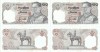 2 &times; 1991 , 10 baht ( P-87a.10 ) - Thailanda - stare UNC Serie consecutiva !