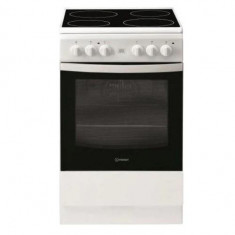 Aragaz Indesit IS5V8GMW/E, 50 cm latime, electric, vitroceramic, 57L (Alb)