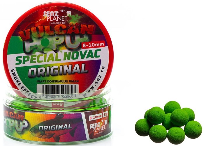Pop Up SENZOR Vulcan Fumigena Novac Original, 8-10mm, 30g