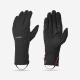 Mănuși Tactile Extensibile Trekking la munte MT500 Negru Adulți