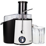 Storcator de fructe si legume Adler AD 4128, 1000 W, 2 l recipient pulpa, vas de suc 1 l, Negru/Argintiu
