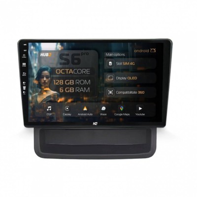 Navigatie Renault Trafic Opel Vivaro (2010-2014) 6GB RAM Android 13 Octacore Slot Sim 4G DSP GPS Wi-FI Carplay Android Auto USB Bluetooth Waze Touchsc foto