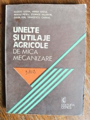Unelte si utilaje agricole de mica mecanizare - Buzatu Iustin / R6P4S
