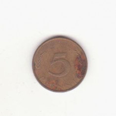 Germania (R.F.G.) 5 pfennig 1972 litera J