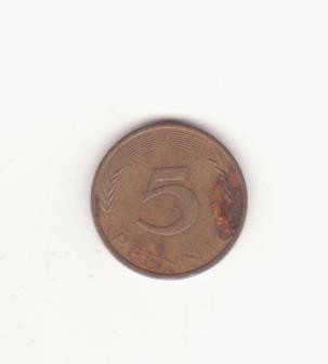 Germania (R.F.G.) 5 pfennig 1972 litera J