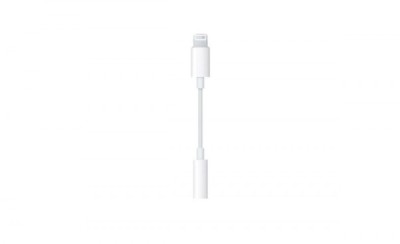 Adaptor Lightning la Jack 3.5mm, pentru iPhone, Alb foto