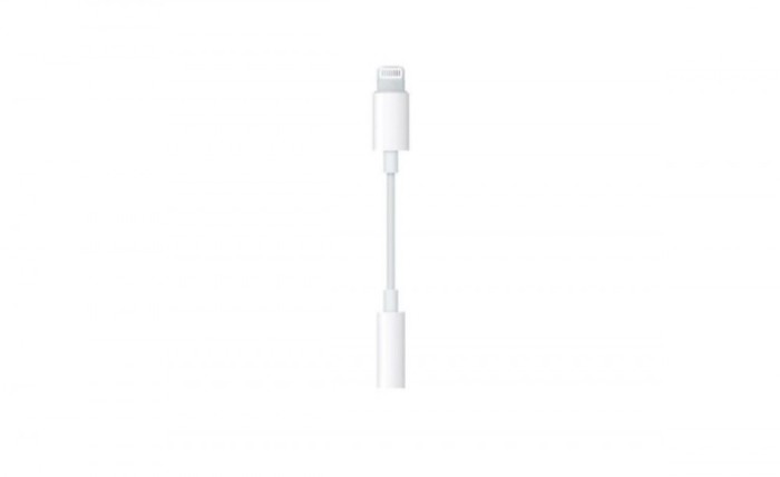 Adaptor Lightning la Jack 3.5mm, pentru iPhone, Alb