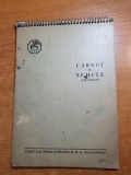 Carnet de schite &quot; luchian &quot; - din anul 1947