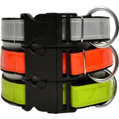 ZGARDA NYLON PENTRU CAINI MILAN REFLECTORIZANTA 45CM 2CM