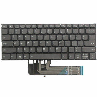 Tastatura Laptop, Lenovo, Flex-14IWL Type 81SQ, iluminata, layout US foto