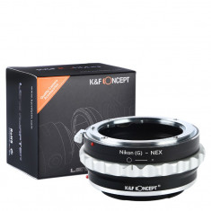 Inel adaptor Nikon G - Sony Nex, Sony E Mount K&amp;amp;F Concept foto