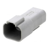 Conector cablu-cablu IP67 4 PIN gri