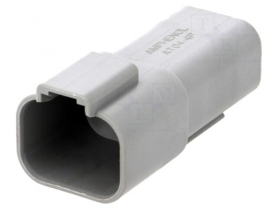 Conector cablu-cablu IP67 4 PIN gri foto