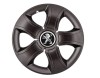 Set 4 capace roti Bis Negru R15 pentru gama auto Peugeot, Autohelix MSA