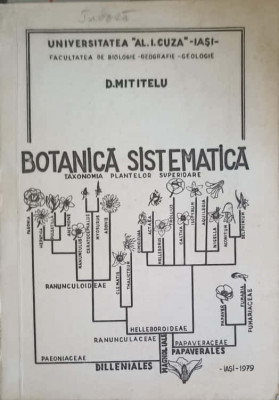 BOTANICA SISTEMATICA-D. MITITELU foto