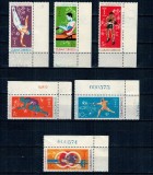 Cuba 1964 - Jocurile Olimpice, sport, serie neuzata