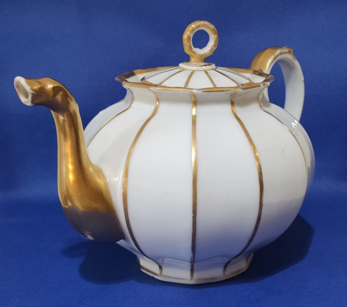 LICHIDARE! 200 ani. Cafetiera / ceainic Porcelain de Paris 1800 -