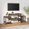 vidaXL Comodă TV, stejar afumat, 117x35x52 cm, lemn prelucrat 826317