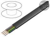 Cablu H07VVH6-F PVC Flach 4G2,5mm2 neecranat 450V 750V Cu HELUKABEL