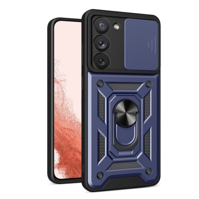 Husa Samsung Galaxy S23 Plus protectie camera Techsuit CamShield Series, albastru foto