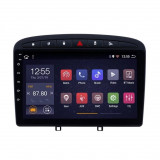 Navigatie Auto Multimedia cu GPS Peugeot 308 408 (2008 - 2020), 4 GB RAM + 64 GB ROM, Slot Sim 4G pentru Internet, Carplay, Android, Aplicatii, USB, W