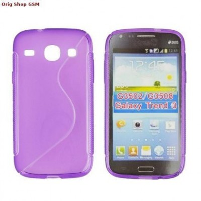 Husa Silicon S-Line Sam Galaxy Core Plus G3500 Mov foto