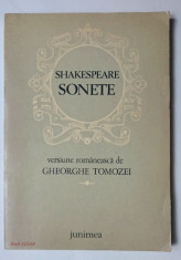 Sonete - Shakespeare traducere - Gh. Tomozei ilustratii - D. Verdes foto