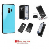 Husa Silicon GLASS Samsung G950 Galaxy S8 Albastru