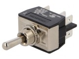 Comutator basculant 3 poziții DP3T 16A/250VAC IP40