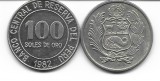 Peru 100 soles de oro 1982