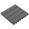 Plăci WPC 30 x 30 cm 11buc, Gri 40826
