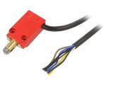 Limitator cursă rolă metalică &Oslash;10mm 10A 250VAC