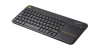 Tastatura wireless Logitech Touch K400 Plus, interfata USB, cu touchpad,, Fara fir