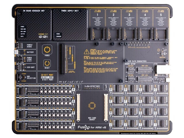 Kit Dezvoltare ARM NXP Fusion v8 cu CAN, UART, USB, WiFi