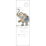Semn de carte Bug Art Elephant, Kiub