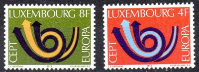 LUXEMBURG 1973, EUROPA CEPT, serie neuzata, MNH foto