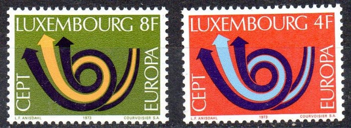 LUXEMBURG 1973, EUROPA CEPT, serie neuzata, MNH