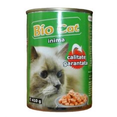 HRANA UMEDA PENTRU PISICI BIOCAT INIMA 410GR (24BUC BAX)