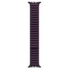Curea model leather link, marca THD, pentru Apple Watch 45 mm seria 7 si seria 8, marime universala, culoarea ciresului inchis, dark cherry