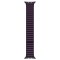 Curea model leather link, marca THD, pentru Apple Watch 45 mm seria 7 si seria 8, marime universala, culoarea ciresului inchis, dark cherry