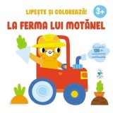 La ferma lui Motanel. Lipeste si coloreaza!