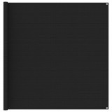 VidaXL Covor pentru cort, negru, 200x200 cm