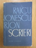 Raicu Ionescu Rion - Scrieri (1964)