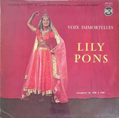 Disc vinil, LP. LILY PONS: LUCIE DE LAMMERMOOR ETC.-LILY PONS-242448 foto